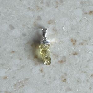 NWOT Sundance Sunshine Shard Pendant, Citrine, Sterling Silver